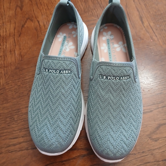 U.S. Polo Assn. Shoes - U.S. Polo Assn. Green Canvas Athletic Shoes